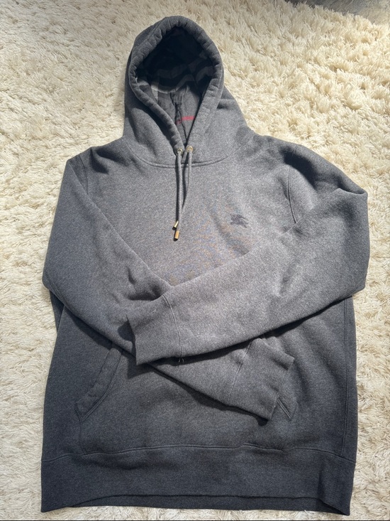 Burberry Other - Men's Burberry Charcoal Gray Hooded Sweatshirt
